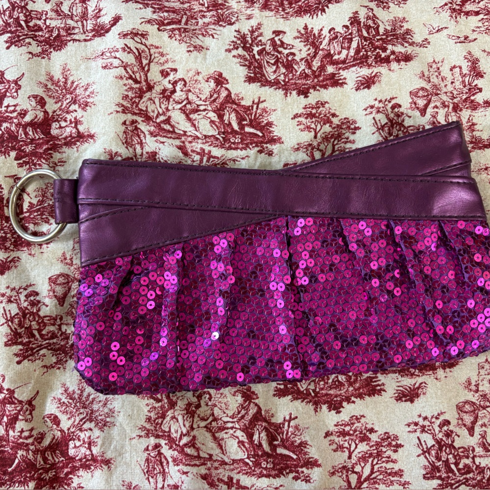 Sequin Clutch Bag